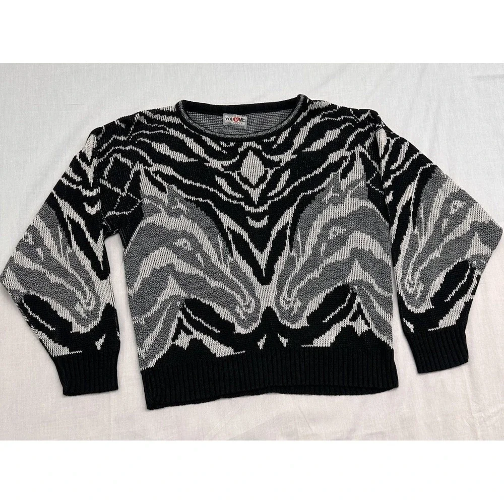 Farah Men's Vintage‎ XL Multicolored Acrylic Sweater